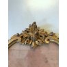 ANTICA COPPIA SPECCHIERA LAMPADA 2 lumi CORNICE DORATA STILE LIBERTY LEGNO '800