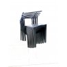 SET 6 SEDIE Dr. Glob DESIGN Philippe Starck PER Kartell COLORE NERO ANNI '80