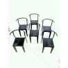 SET 6 SEDIE Dr. Glob DESIGN Philippe Starck PER Kartell COLORE NERO ANNI '80