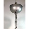GRANDE LAMPADARIO VINTAGE Vistosi DISC VETRO MURANO CEILING LAMP ø 60 ANNI '70