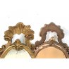 ANTICA SPECCHIERA CAMINIERA SPECCHIO CORNICE SCOLPITA DORATA STILE BAROCCO LEGNO