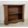 ANTICA ETAGERE SCAFFALATURA CREDENZA LIBRERIA LEGNO NOCE 2 RIPIANI PRIMI 1900 