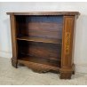 ANTICA ETAGERE SCAFFALATURA CREDENZA LIBRERIA LEGNO NOCE 2 RIPIANI PRIMI 1900 