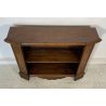 ANTICA ETAGERE SCAFFALATURA CREDENZA LIBRERIA LEGNO NOCE 2 RIPIANI PRIMI 1900 
