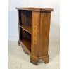 ANTICA ETAGERE SCAFFALATURA CREDENZA LIBRERIA LEGNO NOCE 2 RIPIANI PRIMI 1900 