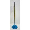 Silvio Vigliaturo SCULTURA VETRO MURANO 1997 DESIGN ASTRATTO VINTAGE 28 CM 