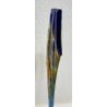 Silvio Vigliaturo SCULTURA VETRO MURANO 1997 DESIGN ASTRATTO VINTAGE 28 CM 