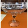 GRANDE COPPA PUBBLICITARIA MAJANI BOWL VETRO TRASPARENTE DROGHERIA PASTICCERIA