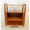 COMODINO VINTAGE ANNI 60/70 DESIGN LENGO 1 ANTA ETAGERE RIPIANO TAVOLINO LETTO 
