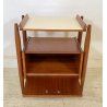 COMODINO VINTAGE ANNI 60/70 DESIGN LENGO 1 ANTA ETAGERE RIPIANO TAVOLINO LETTO 