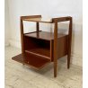 COMODINO VINTAGE ANNI 60/70 DESIGN LENGO 1 ANTA ETAGERE RIPIANO TAVOLINO LETTO 