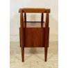 COMODINO VINTAGE ANNI 60/70 DESIGN LENGO 1 ANTA ETAGERE RIPIANO TAVOLINO LETTO 