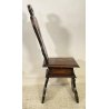 SET DI 4 SEDIE SGABELLI NEORINASCIMENTALI LEGNO FAGGIO 1800 BAROCCO CHAIR EPOCA