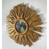 ANTICA SPECCHIERA SOLE SPECCHIO CORNICE LEGNO DORATO META 900 GLASS MIRROR SUN 