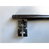 RARA CHIAVE ANTICA ferro battuto '800 MAPPA serratura FORZIERE Italy KEY PORTA