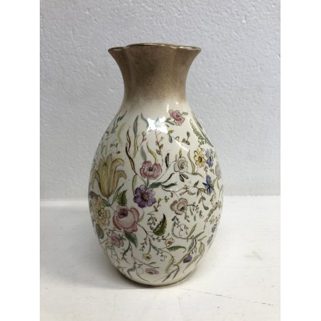 ANTICO VASO CERAMICA LAVENIA Guido Andlovitz QUADRIFOGLIO 1950 VERBANO LAVENO 
