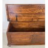 ANTICA CASSAPANCA LEGNO ABETE PANCA BAULE EPOCA PRIMI 1900 OLD ROBUSTA DISPENSA 