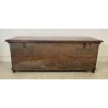 ANTICA CASSAPANCA LEGNO ABETE PANCA BAULE EPOCA PRIMI 1900 OLD ROBUSTA DISPENSA 