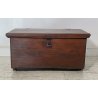 ANTICA PICCOLA CASSAPANCA LEGNO ABETE PANCA BAULE EPOCA 1800 OLD RUSTICA BAITA 
