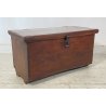 ANTICA PICCOLA CASSAPANCA LEGNO ABETE PANCA BAULE EPOCA 1800 OLD RUSTICA BAITA 