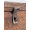 ANTICA PICCOLA CASSAPANCA LEGNO ABETE PANCA BAULE EPOCA 1800 OLD RUSTICA BAITA 