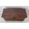 ANTICA PICCOLA CASSAPANCA LEGNO ABETE PANCA BAULE EPOCA 1800 OLD RUSTICA BAITA 