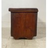 ANTICA PICCOLA CASSAPANCA LEGNO ABETE PANCA BAULE EPOCA 1800 OLD RUSTICA BAITA 