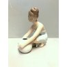 GRANDE SCULTURA CERAMICA Ronzan FIGURA DONNA CON VASO EPOCA '40 FIRMATA VINTAGE