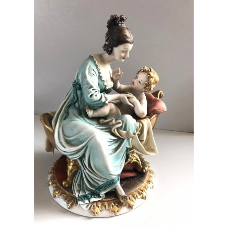 ANTICA SCULTURA CERAMICA Capodimonte Bruno Tyche 