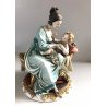 ANTICA SCULTURA CERAMICA Capodimonte Bruno Tyche 