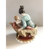 ANTICA SCULTURA CERAMICA Capodimonte Bruno Tyche 