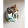 ANTICA SCULTURA CERAMICA Capodimonte Bruno Tyche 