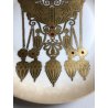 PIATTO OREFICERIA PORCELLANA Morbelli ACQUAFORTE DECORO Magna Grecia ORO 24Kt 