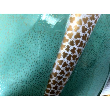 PESCE TROPICALE PORCELLANA ARTISTICA Mangani FIRENZE VINTAGE PORCELAIN FISH '900