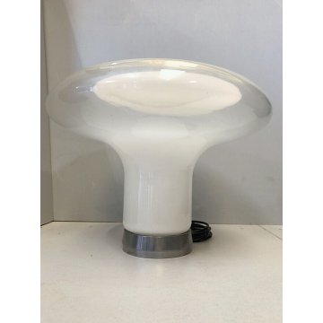 LAMPADA DA TAVOLO Lesbo DESIGN A. Mangiarotti PER ARTEMIDE VETRO MURANO ANNI '70