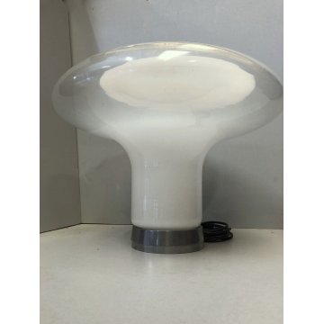 LAMPADA DA TAVOLO Lesbo DESIGN A. Mangiarotti PER ARTEMIDE VETRO MURANO ANNI '70
