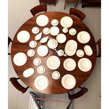 GRANDE SERVIZIO PIATTI VINTAGE CERAMICA villeroy & boch 1748 GREY PEARL AFFARE!