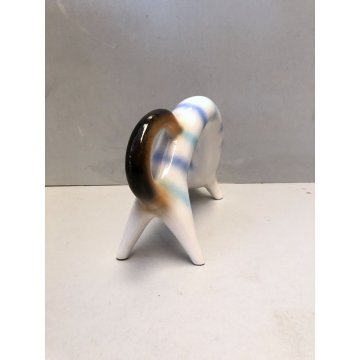 FIGURA CERAMICA GATTO Roberto Rigon DESIGN VINTAGE POTTERY COLLEZIONE ANIMALI 70