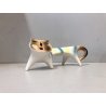 FIGURA CERAMICA GATTO SCHIENA DRITTA Roberto Rigon DESIGN VINTAGE POTTERY '70s