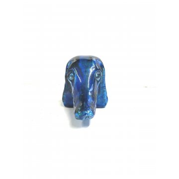 FIGURA CERAMICA Bitossi CANE BASSOTTO DESIGN Aldo Longhi VINTAGE POTTERY anni 60