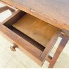 ANTICA SCRIVANIA SCRITTOIO FRATINO 1600 3 CASSETTI LEGNO NOCE TAVOLO SCRETAIRE 