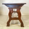 ANTICA SCRIVANIA SCRITTOIO FRATINO 1600 3 CASSETTI LEGNO NOCE TAVOLO SCRETAIRE 