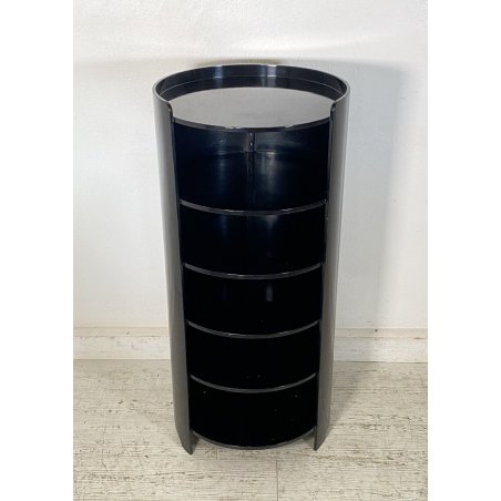 COMODINO ETAGERE LUIGI CACCIA DOMINIONI MOD CASACCIA 1960 DESIGN LENGO LACCATO