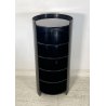 COMODINO ETAGERE LUIGI CACCIA DOMINIONI MOD CASACCIA 1960 DESIGN LENGO LACCATO