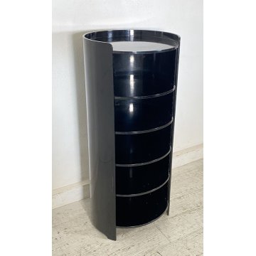 COMODINO ETAGERE LUIGI CACCIA DOMINIONI MOD CASACCIA 1960 DESIGN LENGO LACCATO