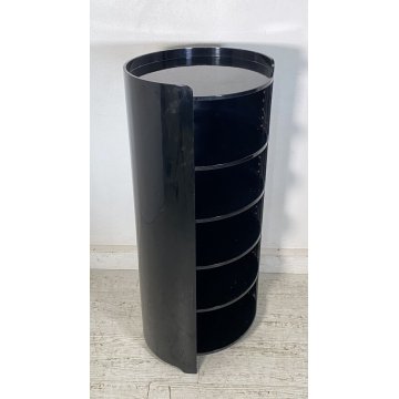 COMODINO ETAGERE LUIGI CACCIA DOMINIONI MOD CASACCIA 1960 DESIGN LENGO LACCATO