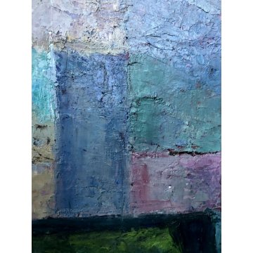 GRANDE QUADRO OLIO TELA Vito Melotto NATURA MORTA con PESCI FOTO AUTENENTICA '75