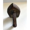 RARO ANTICO FERRO DA STIRO piccolo 6,3x10 cm EPOCA 1800 strumento vecchio 