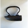 RARO ANTICO FERRO DA STIRO punta rotonda sagoma barca T5F CAPPELLO antique iron