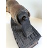 GRANDE RARO ANTICO FERRO DA STIRO a CARBONE EPOCA 1800 antique iron 